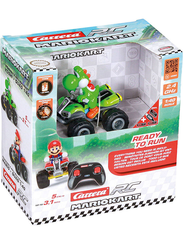 Carrera Ferngesteuertes Auto "Mario Kart - Yoshi - Quad" - ab 6 Jahren - onesize