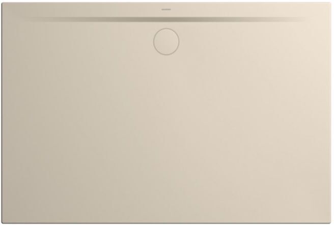 Kaldewei Superplan Zero Rechteck-Duschwanne 100x150 cm 359047982661 Secure Plus,  Wannenträger extraflach, warm beige, Stahl-Email