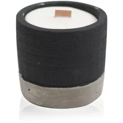 Pot Concrete Soy Candle - Black - Brandy Butter