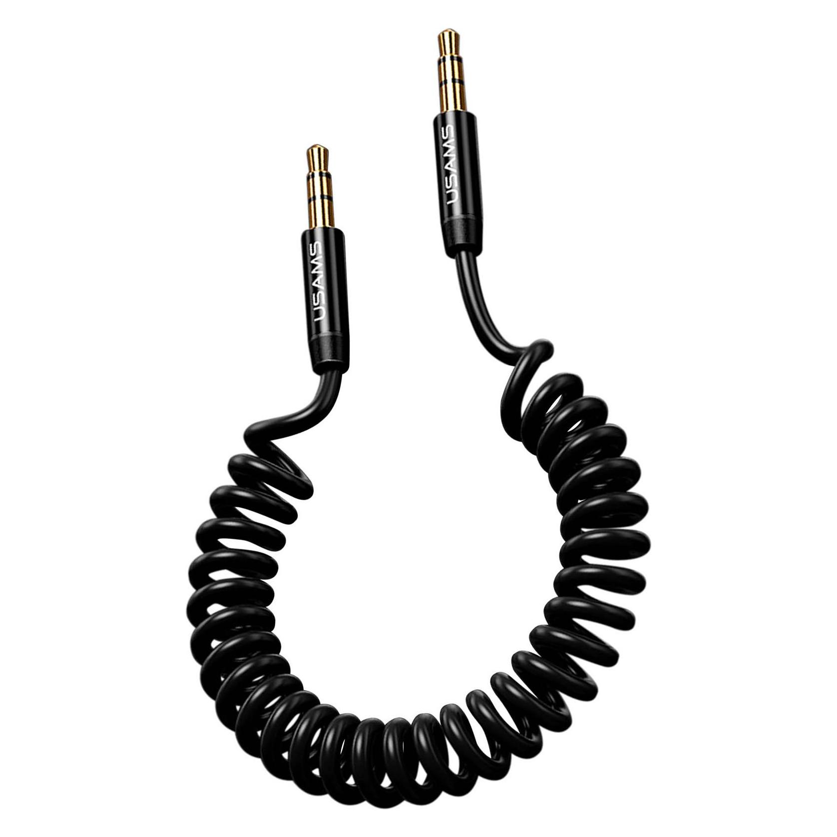 Usams Audiokabel 3.5mm Stecker / Stecker 1.2m (1.20 m, AUX Kabel) (SJ256YP01)