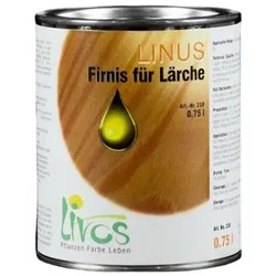 LIVOS Linus Firnis für Lärche 238 - 0,75 l Gebinde