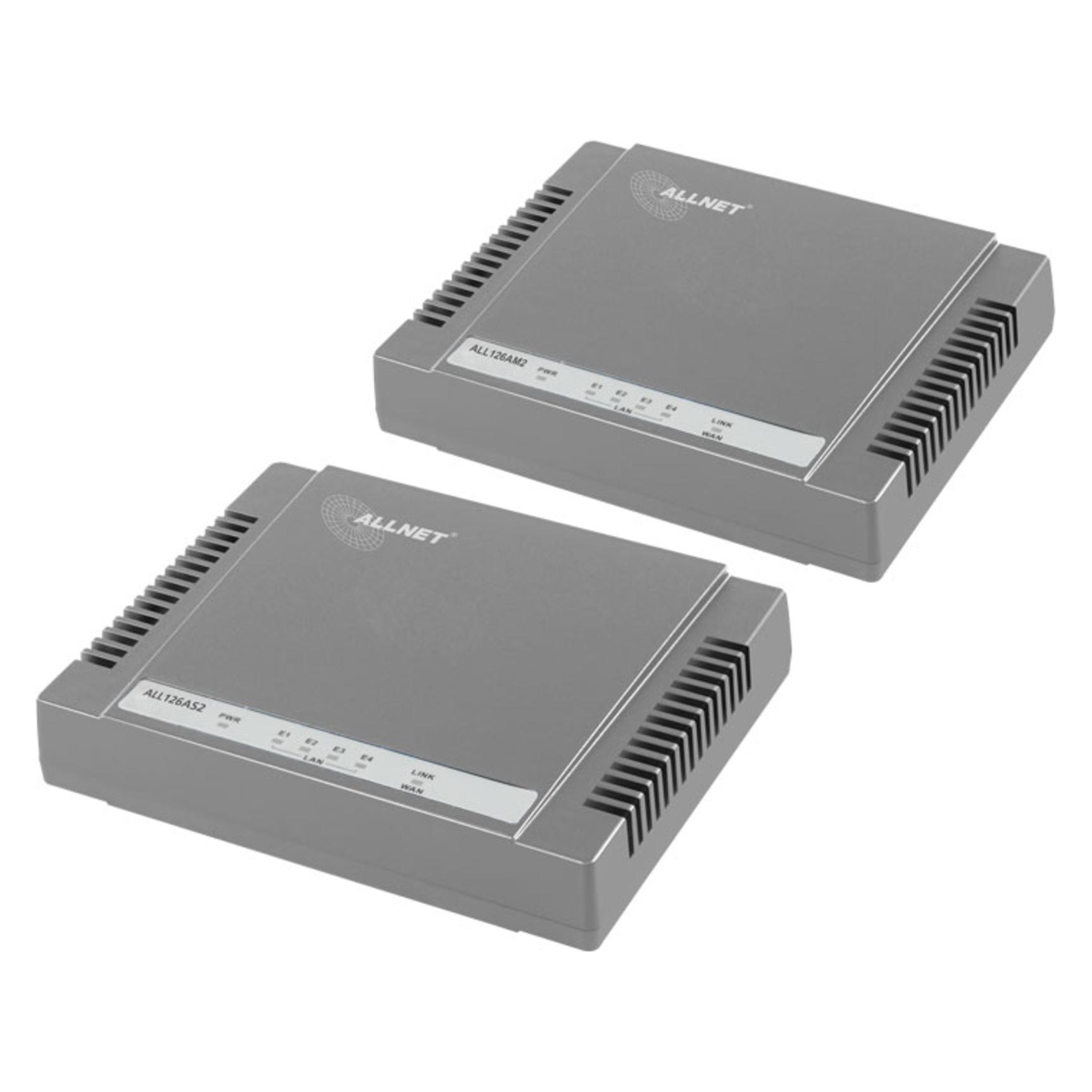 Allnet VDSL2 Bundle ALL126AM3 + ALL126AS3/ALL-BM100 - für 2-Draht Verbindungen ALL126Bundle (ALL126Ax3 Bundle)
