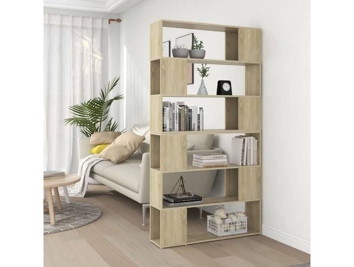 Bibliothèque-Meuble de Rangement Chêne Sonoma 100x24x188 cm