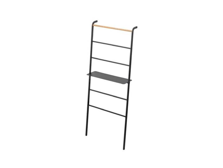 Handtuchleiter YAMAZAKI TOWER , schwarz, B:66cm H:160cm T:38cm, Handtuchhalter, Handtuchleiter
