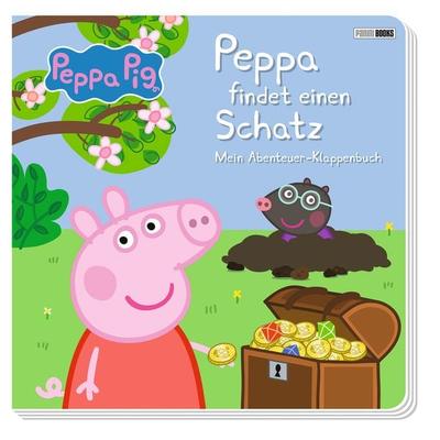 Peppa Pig: Peppa findet einen Schatz - Mein Abenteuer-Klappenbuch, Gebundene Ausgabe von Panini, Panini, 978-3-8332-4363-9
