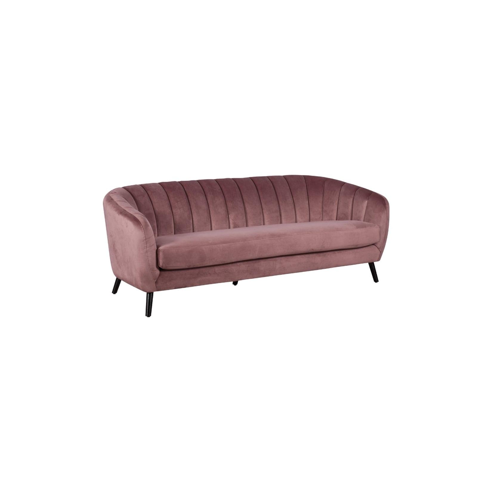 Carmen GRETA HLR 3-Sitzer-Sofa – Rosé
