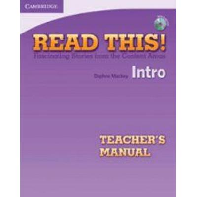 Read This! Intro Teacher's Manual with Audio CD, Taschenbuch von Daphne Mackey, Cambridge University Press, 978-1-107-64923-1
