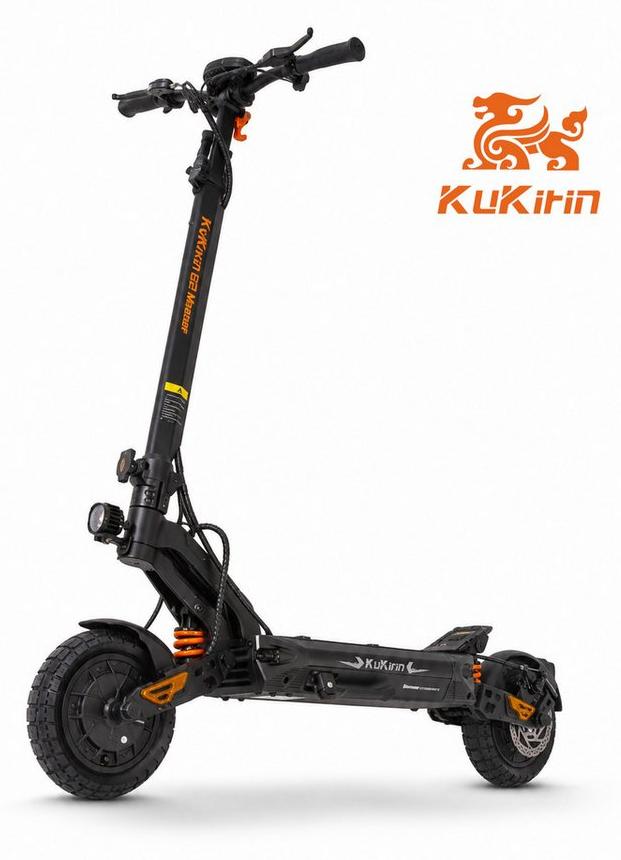 Draixcor G2 Master E-Scooter 2000W 52V 20.8Ah 70km 60km/h 10 Zoll, Dualantrieb Hydraulische Dämpfung LCD Display Scheibenbremse IP54, Schwarz