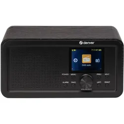 Denver DIR-200 (Internetradio, Bluetooth, WLAN), Radio, Braun, Schwarz