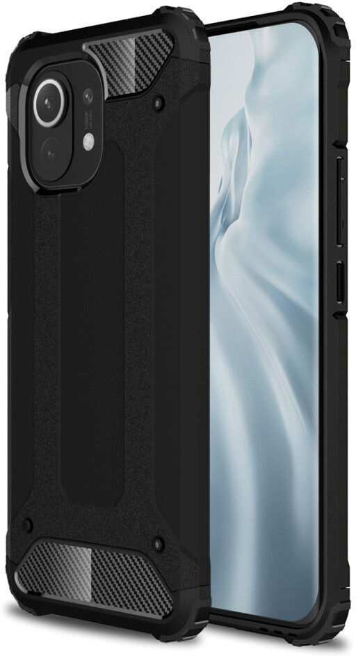 INCOVER Xiaomi Mi 11 Armor Guard Håndværker Bagside Cover - Sort