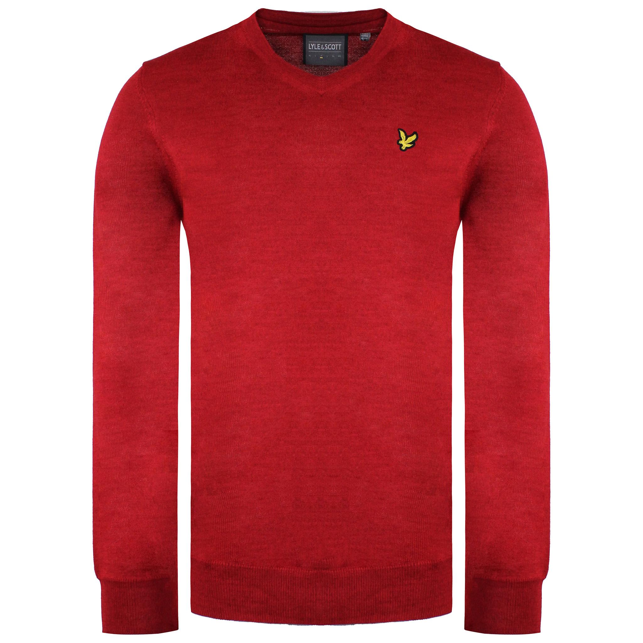 Lyle & Scott Golf Heren Rode Trui
