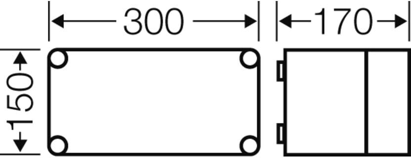 Hensel Leergehäuse 275x125x146mm Mi 0101 (2000007)