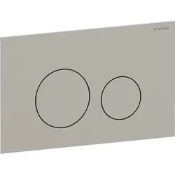 Geberit Sigma40 Betätigungsplatte, rund, 2-Mengen-Spülung: Platte, Taste: nickel, 115628ID1 115628ID1