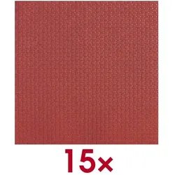Stewo Servietten Linen 3-lagig 15 Stück bordeux, 33x33 cm