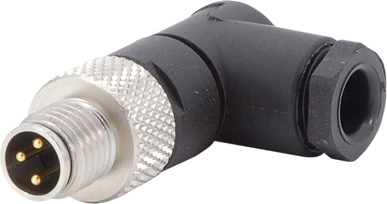 Phoenix Contact 1699902 SACC-M 8MR-3CON-M Gelaste Connector - Zwart - Roestvrij staal - IP67