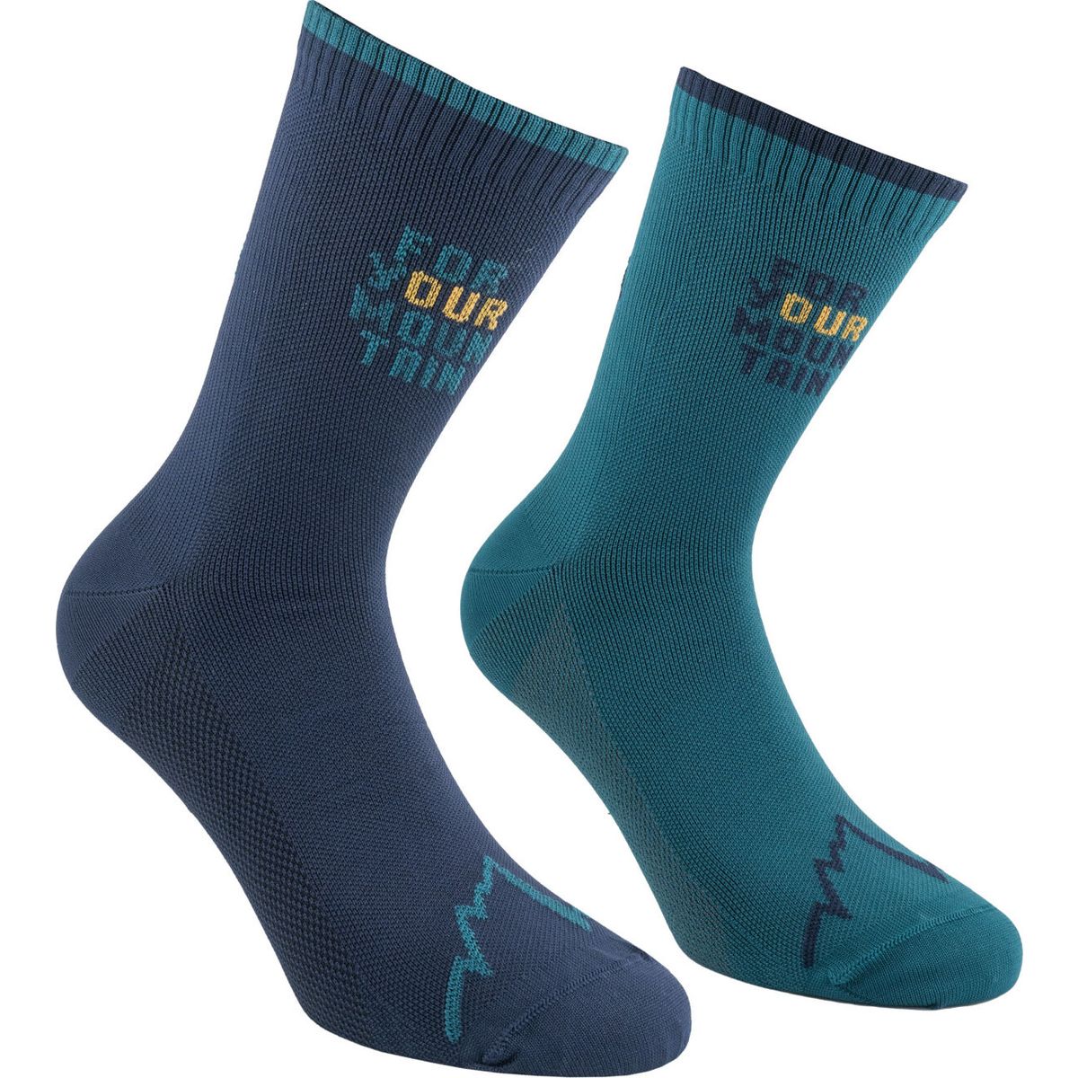 La Sportiva For Your Mountain Socks jungle/night sky (E21B46) S ZZRS011E21B46S