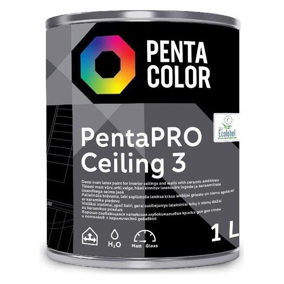 Pentacolor Paint Pentapro Ceiling Balt1l (1000 ml) (33048234)