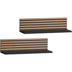 Tchibo - 2 Regale »Ryker« - 60x17,3x15,7cm - schwarz -