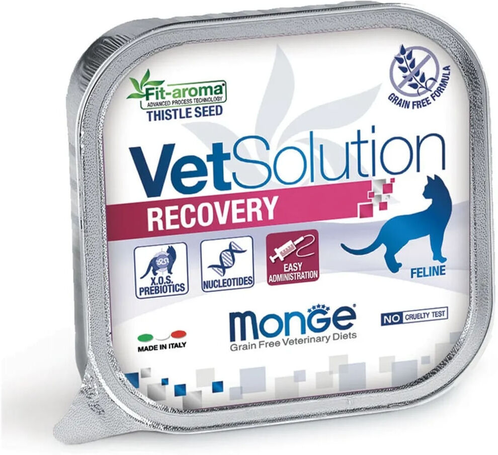 Monge Vet Solution Gatto Recovery Vaschetta 100G KIT RISPARMIO 6X100G