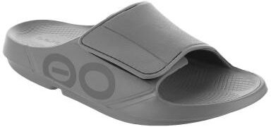 OOFOS OOahh Sport Flex - 6 Grey Sandal Medium