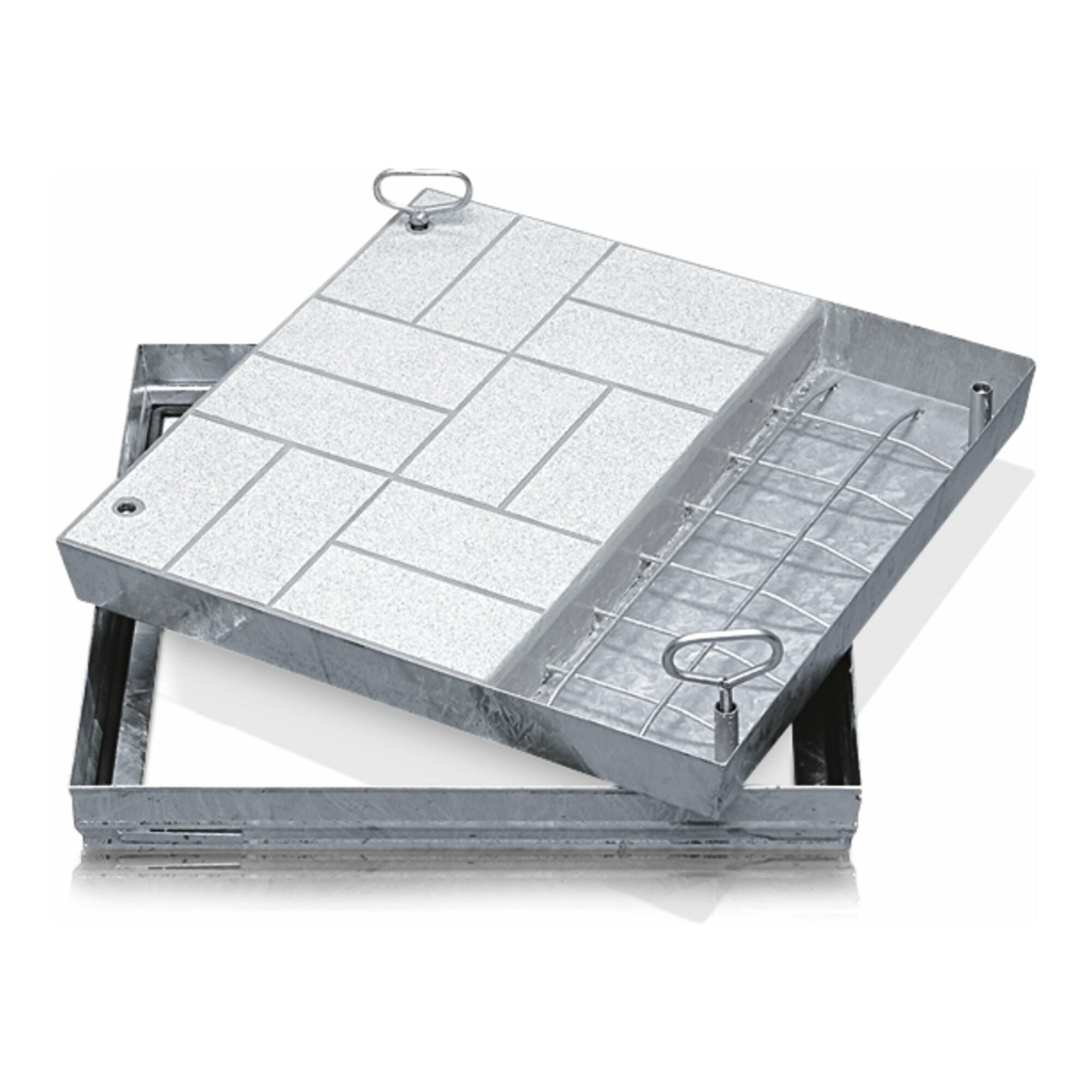 ZARGES Schachtabdeckung Stahl verzinkt 1000 x 800 mm (47038)