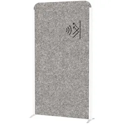Stellwandsystem MAULcocoon Akustik 100x180 dunkelgr Stand