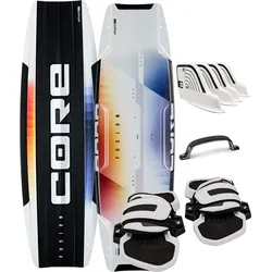 CORE FUSION 7 135x40.5 Test Kiteboard inkl. UNION PRO 5 Pads + Straps - M/L