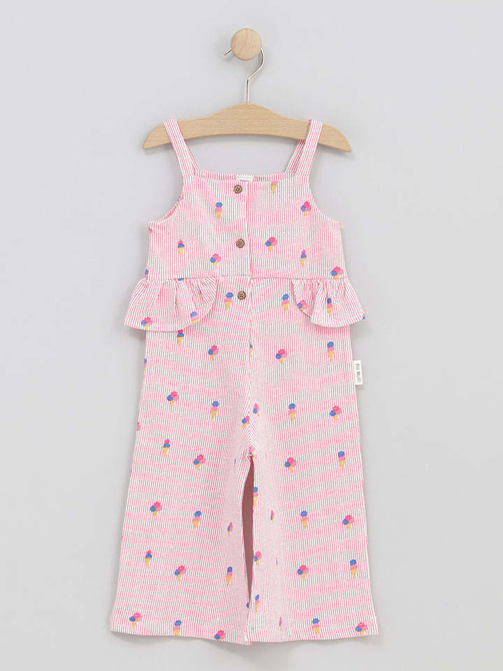 Cotton Fish Jumpsuit in Rosa - 80