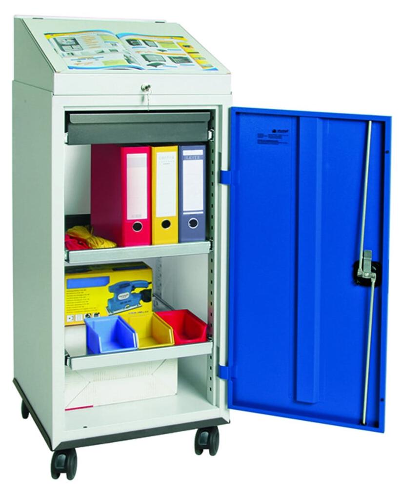 Stumpf Sortsystem Modul-Vario 45, graualu-struktur, ProSlide-System, 45 Liter