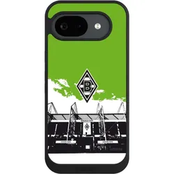 Nivocase Handyhülle für Google Pixel 10a Hülle NIVOpure Case Schwarz Borussia Mönchengladbach Fanartikel (Google Pixel 10a), Smartphone Hülle, Schwarz
