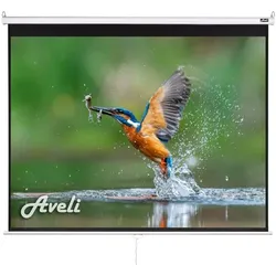 Aveli Nástěnné projekční plátno, (4:3) (118", 4:3), Leinwand, Schwarz