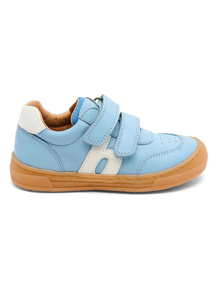bisgaard Leder-Sneakers "Rob" in Hellblau - 28