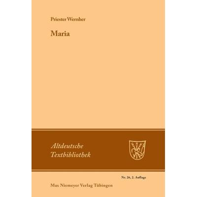 Maria, Taschenbuch von Priester Wernher, De Gruyter, 978-3-484-20014-2