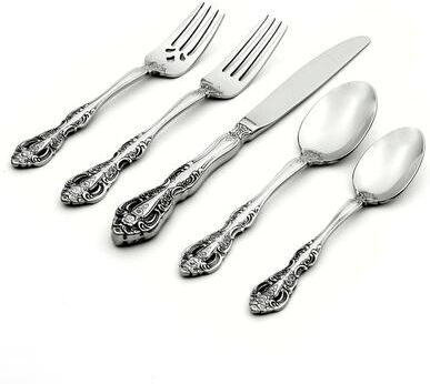 Oneida Michelangelo 45 Piece Fine Flatware Set, Service For 8