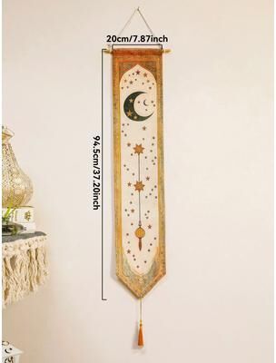Inspire Essentials Ramadan Eid Mubarak Wall Banner Moon Star Islamic Decor Tapestry c