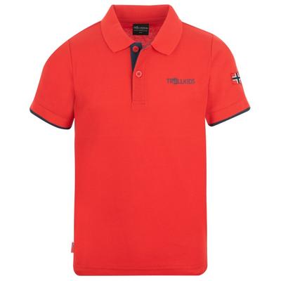 Trollkids - Kid's Bergen Polo XT - Polo-Shirt Gr 104 rot