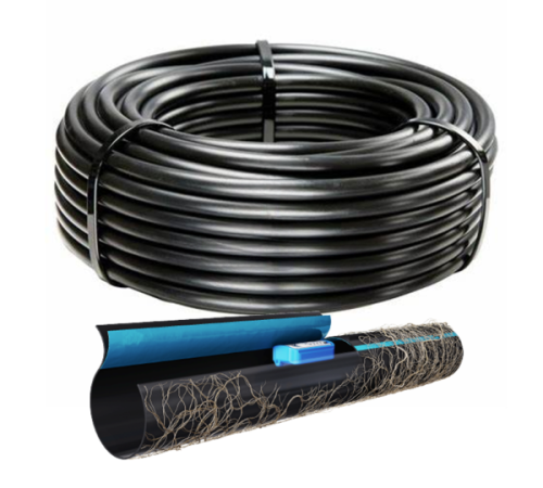 PROFI Tropfrohr für die unterirdische Verlegung; 400 m/Rolle, Durchmesser 20 mm, Tropferabstand 30 cm, 2.2 l/h, patentierte Wurzeleinwuchs-Schutz RPU20