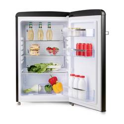 DOMO DO91770R Kühlschrank EEK: D (A - G) 120 l Standgerät Schwarz (matt)