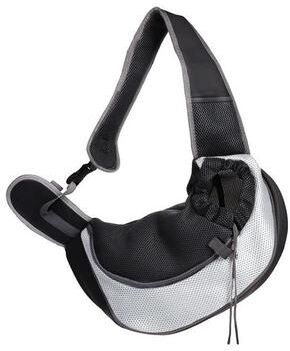 Uplifted Finds Pet Cat Dog Carrier Backpack Mesh Sling Travel Crossbody Shoulder Bag gray s