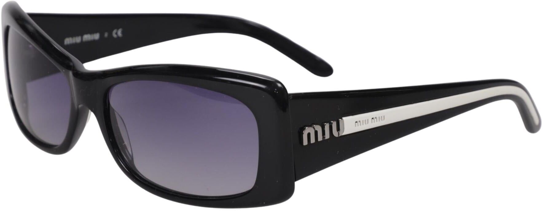 Miu Miu Damen Sonnenbrille, Schwarz - Second Hand