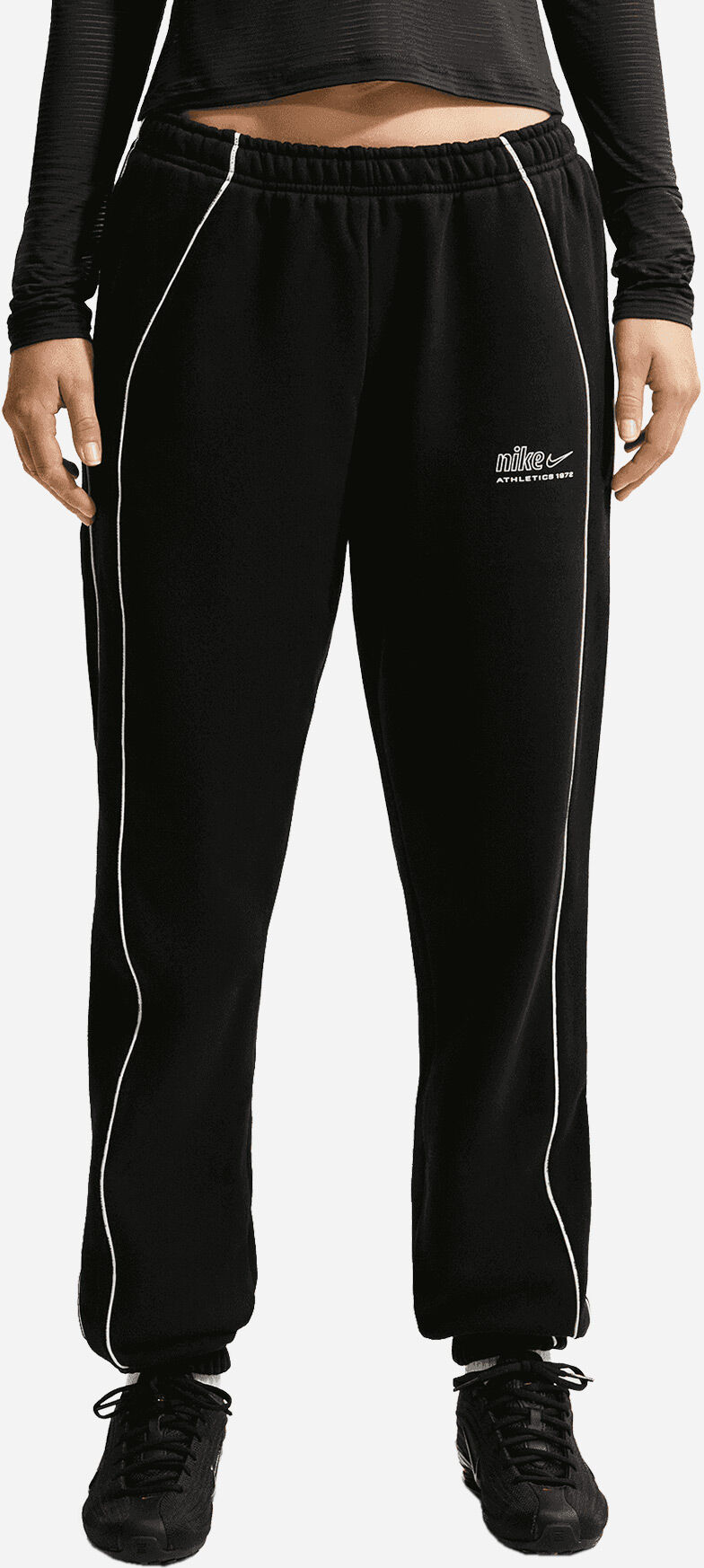 Nike Cuff Taping Leg W - Pantalone Training - Donna - Nero XS