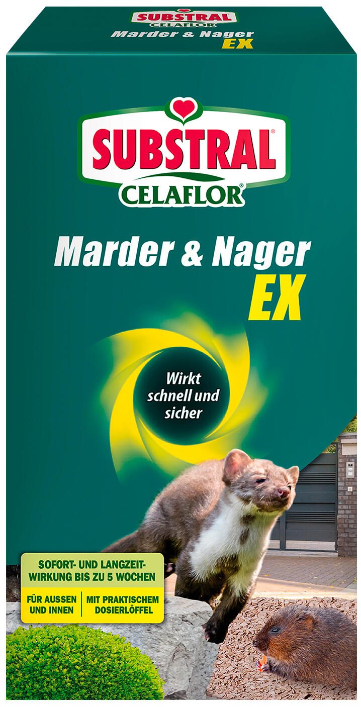 SUBSTRAL® Celaflor® Tierabwehrmittel Marder & Nager EX 7346
