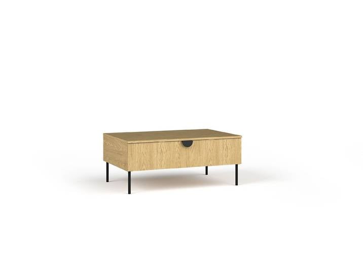 Masseno Couchtisch AXIS 100 cm Eichefarben
