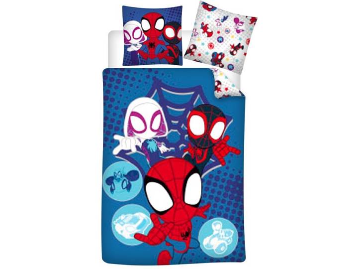 Spidey Dekbedovertrek\, Spidey - Eenpersoons - 140 x 200 cm - Polycotton