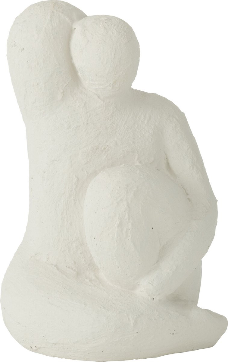 J-Line Modern Venus Decoratiebeeld - Wit - Cement - Large