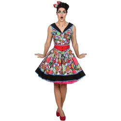 Wilbers Pop Art Kleid, Gr.40 (40)