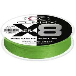 Climax PE X8 Neverfade (chartreuse), chartreuse, Ø mm: 0,23 / 135 m