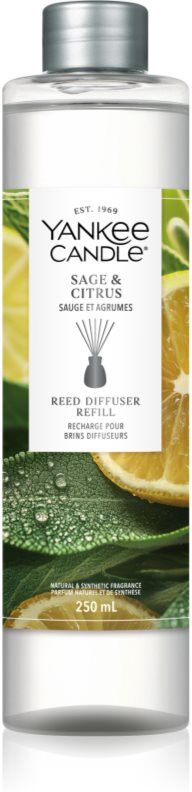 Yankee Candle Sage & Citrus recharge pour diffuseur d'huiles essentielles 250 ml