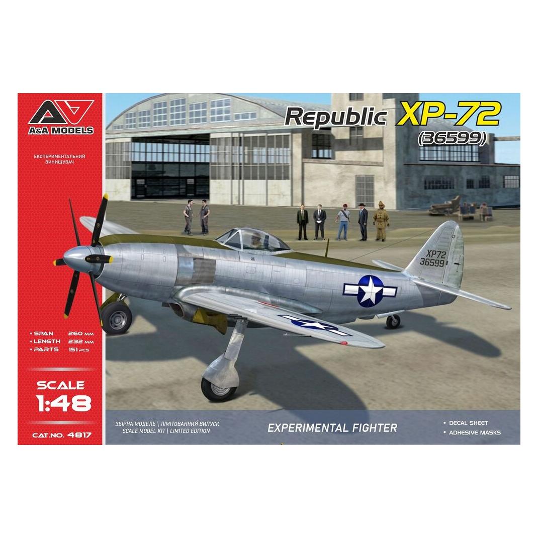 A&A Models XP-72 experim.fighter (four-bladed prop.) (AAM4816)