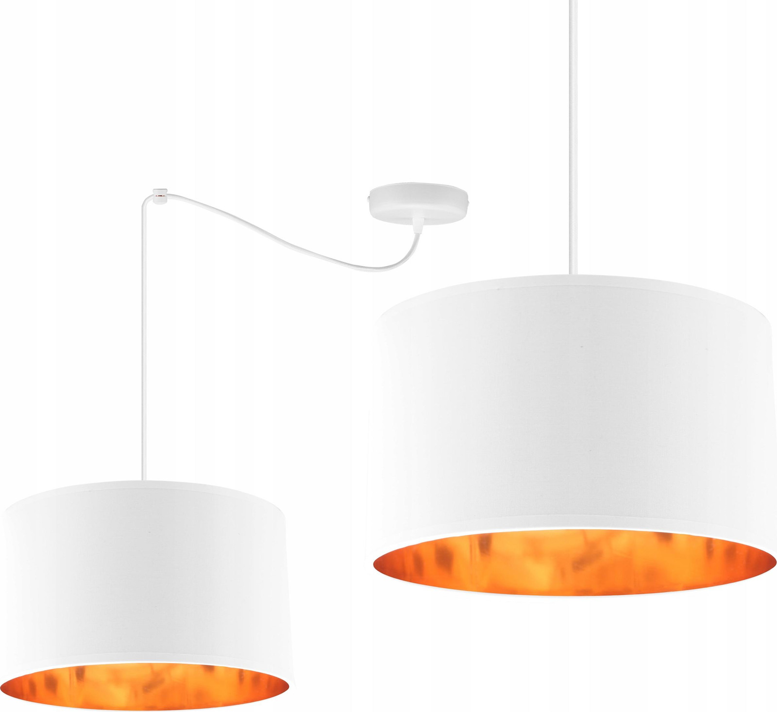 LIGHT HOME LH Spider-Stijl Hanglamp, Kandelaber, Goud, Centrale Led-Verlichting
